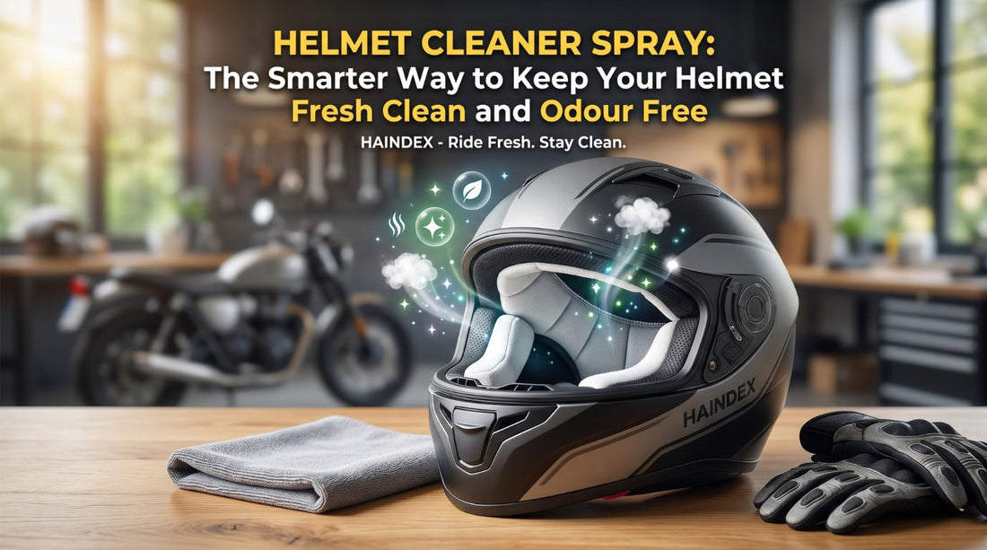 Helmet Cleaner Spray: The Smart Way to Keep Your Helmet Fresh, Clean & Odor-Free