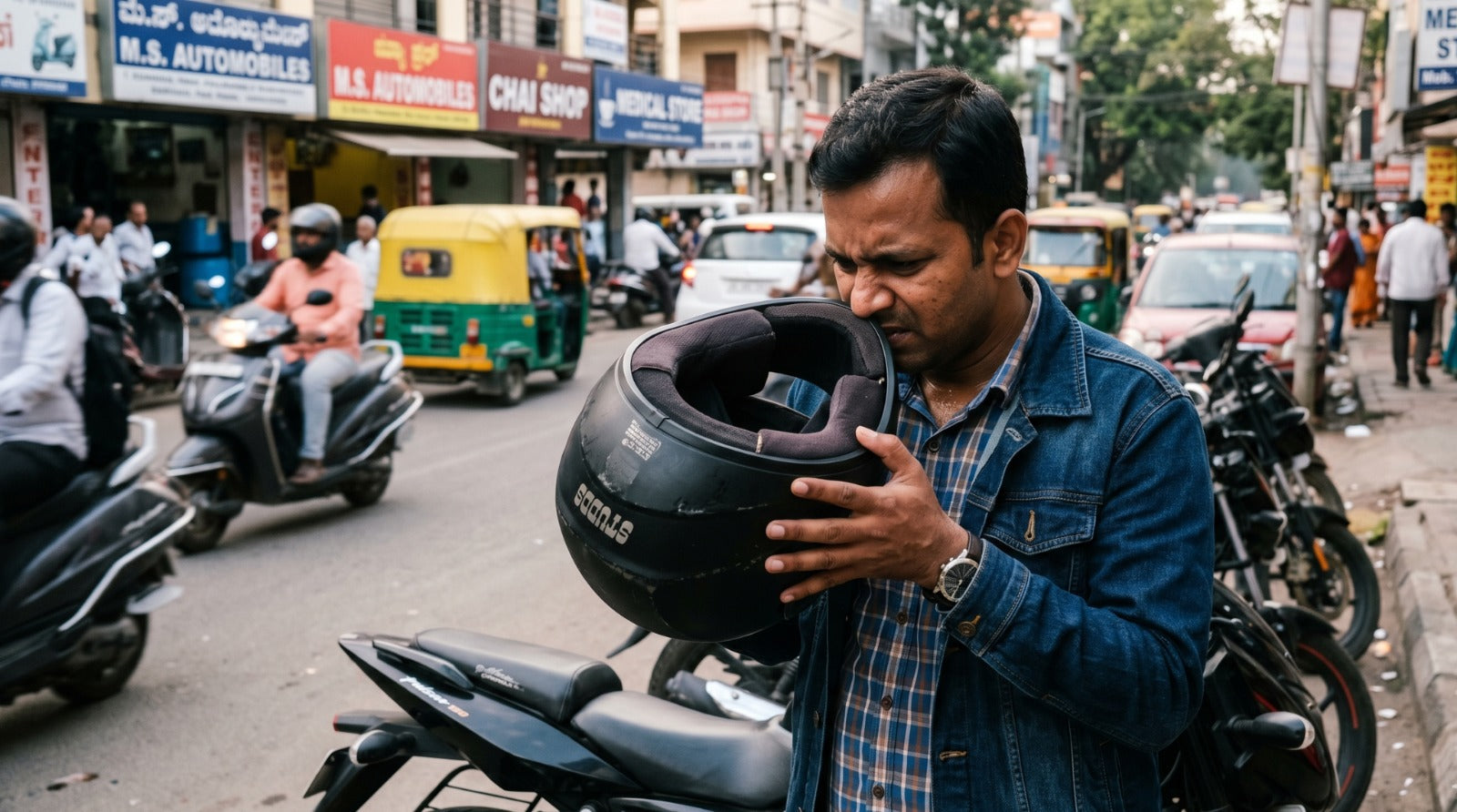 Why Your Helmet Smells Bad Even After Cleaning