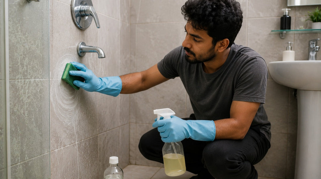How to Remove Hard Water Stains from Bathroom Tiles