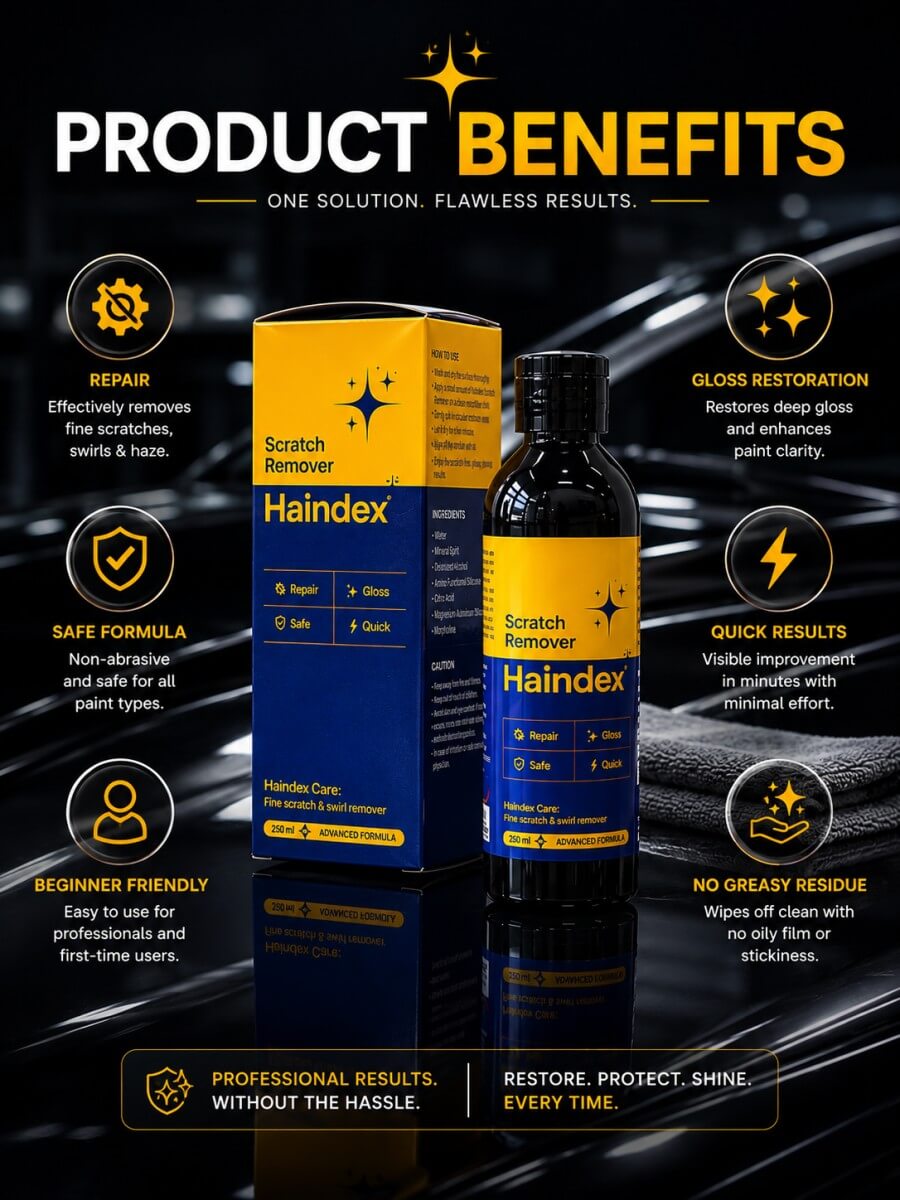 Scratch Remover- Fine Scratch & Swirl Remover By Haindex