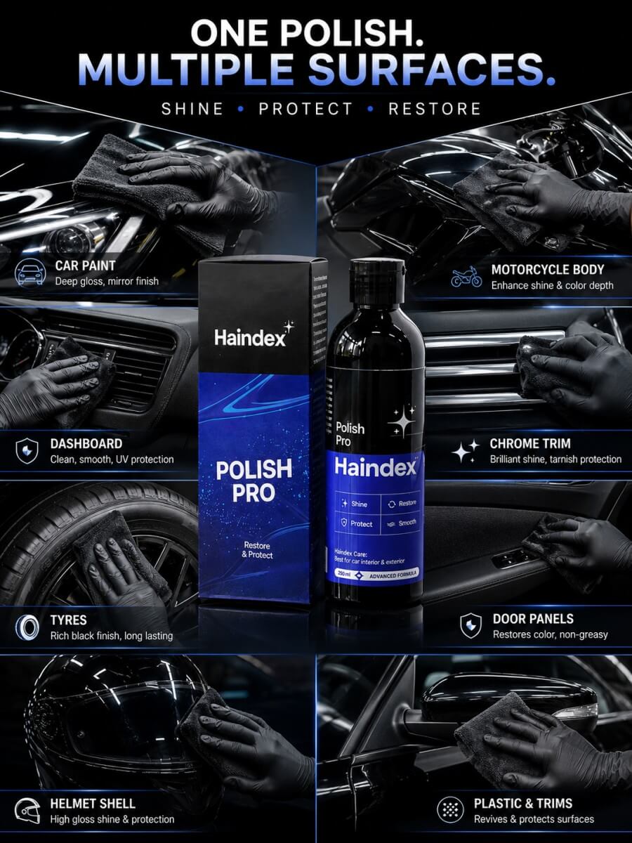Polish Pro – Advanced Car & Bike Polish By Haindex